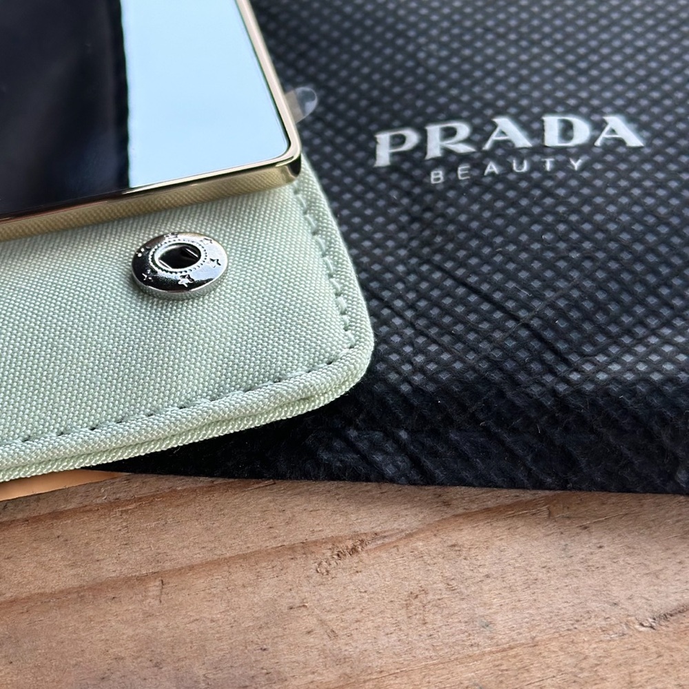 Prada Triangular mirror in Case